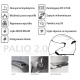 Helmet PALIO 2.0 SOLID titanium-matte M ORIGINE