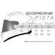 Helmet ORIGINE PISTA MESH + BT gloss white cool grey M