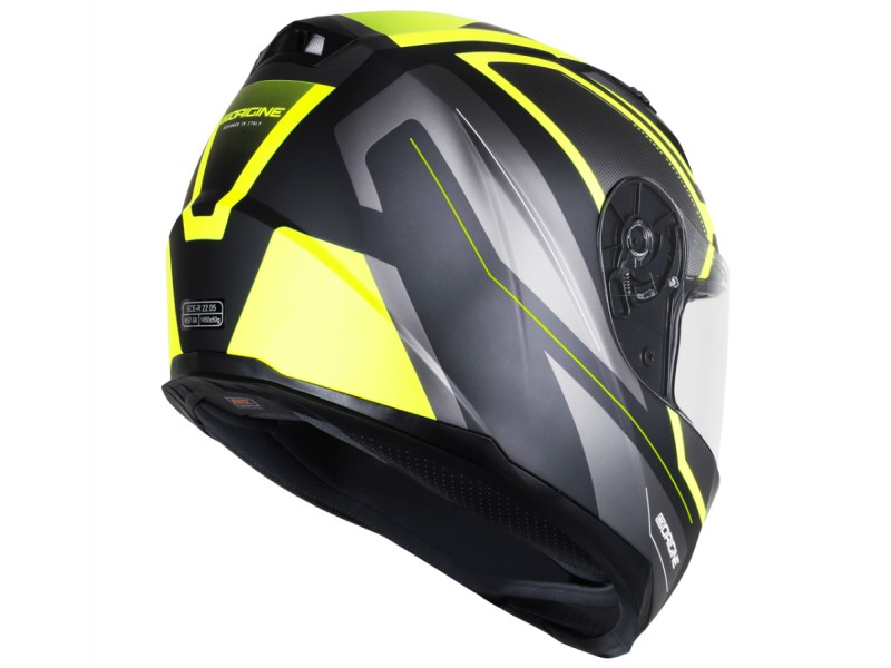 Helmet TONALE EMPTY fluoresent yellow black S ORIGINE