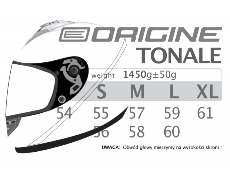 Helmet TONALE EMPTY fluoresent yellow black S ORIGINE