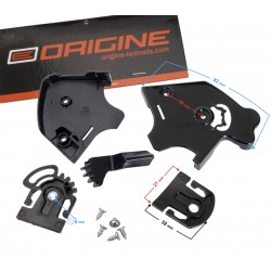 The mechanism of the visor helmet Strada
