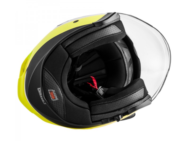 Helmet PALIO TECHY Fluoresent Yellow-Black M ORIGINE