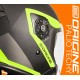 Helmet PALIO TECHY Fluoresent Yellow-Black L ORIGINE