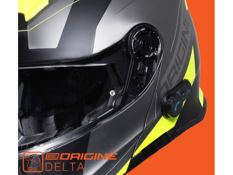 Helmet DELTA Spike fluoresent yellow-black S ORIGIN Helmet DELTA Spike fluoresent yellow-black S ORIGIN