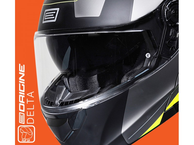 Helmet DELTA Spike fluoresent yellow-black S ORIGIN Helmet DELTA Spike fluoresent yellow-black S ORIGIN