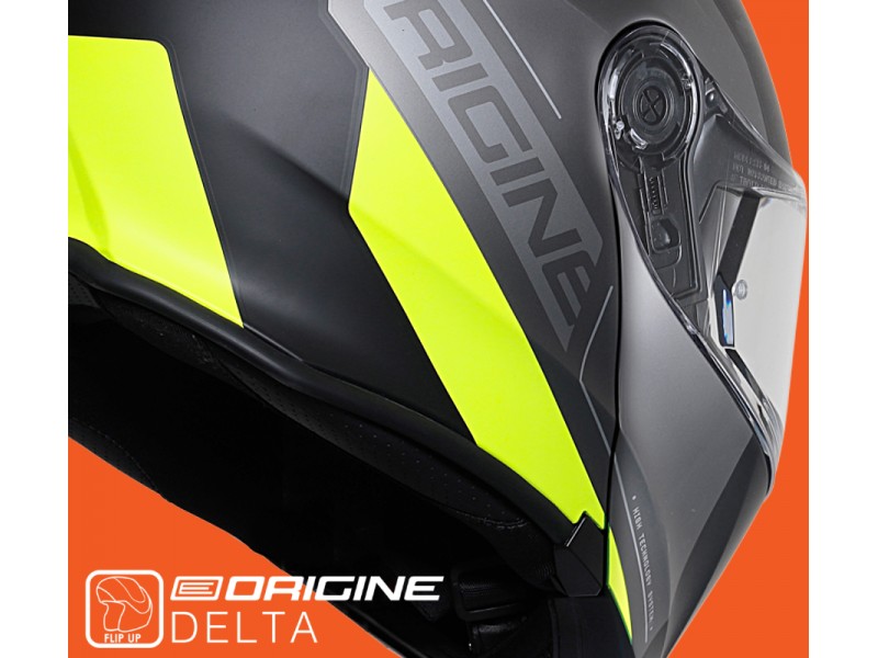 Helmet DELTA Spike fluoresent yellow-black S ORIGIN Helmet DELTA Spike fluoresent yellow-black S ORIGIN