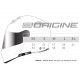 Helmet DELTA Spike fluoresent yellow-black M ORIGIN Helmet DELTA Spike fluoresent yellow-black M ORIGIN