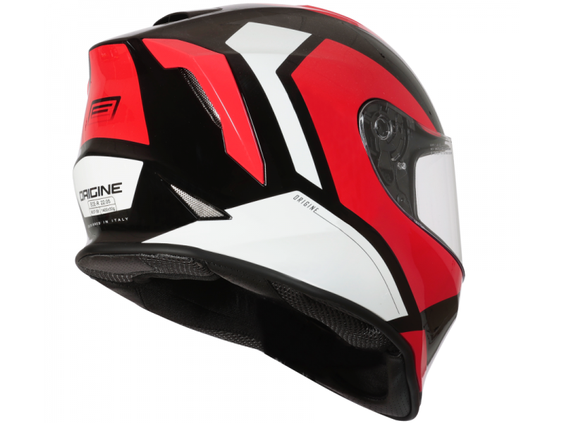 Helmet DINAMO BOLT Red/Black Gloss S ORIGINE