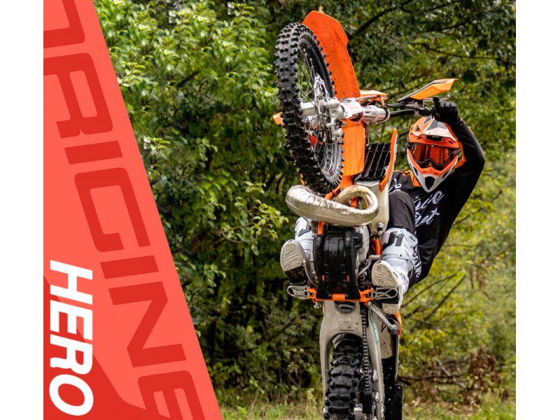 Helmet HERO MX Red/White Matte S ORIGINE