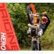 Helmet HERO MX Red/White Matte S ORIGINE
