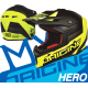 Helmet HERO MX Fluoresent Yellow/Black Matte S ORIGINE