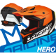Helmet HERO MX Fluoresent Orange/Black Matte S ORIGINE