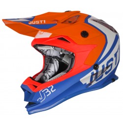 Helmet J-32 KIDS VERTIGO blue fluoresent orange YM ORIGINE Helmet J-32 KIDS VERTIGO blue fluoresent orange YM ORIGINE