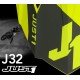 Helmet J-32 KIDS VERTIGO blue fluoresent orange YM ORIGINE Helmet J-32 KIDS VERTIGO blue fluoresent orange YM ORIGINE