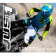 Helmet J-32 KIDS VERTIGO blue fluoresent orange YM ORIGINE Helmet J-32 KIDS VERTIGO blue fluoresent orange YM ORIGINE