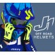 Helmet J-32 KIDS VERTIGO blue fluoresent orange YM ORIGINE Helmet J-32 KIDS VERTIGO blue fluoresent orange YM ORIGINE