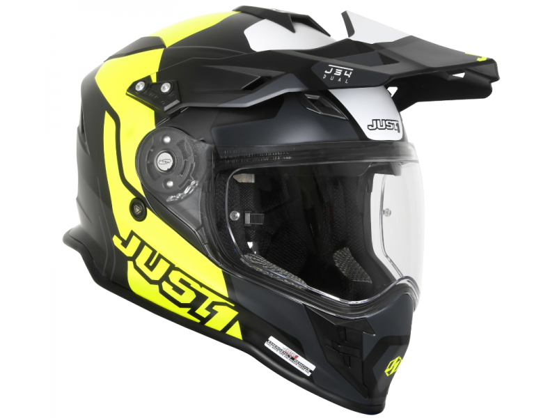 Helmet J34 PRO TOUR fluoresent yellow black M ORIGINE