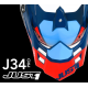 Helmet J34 PRO TOUR fluoresent yellow black M ORIGINE