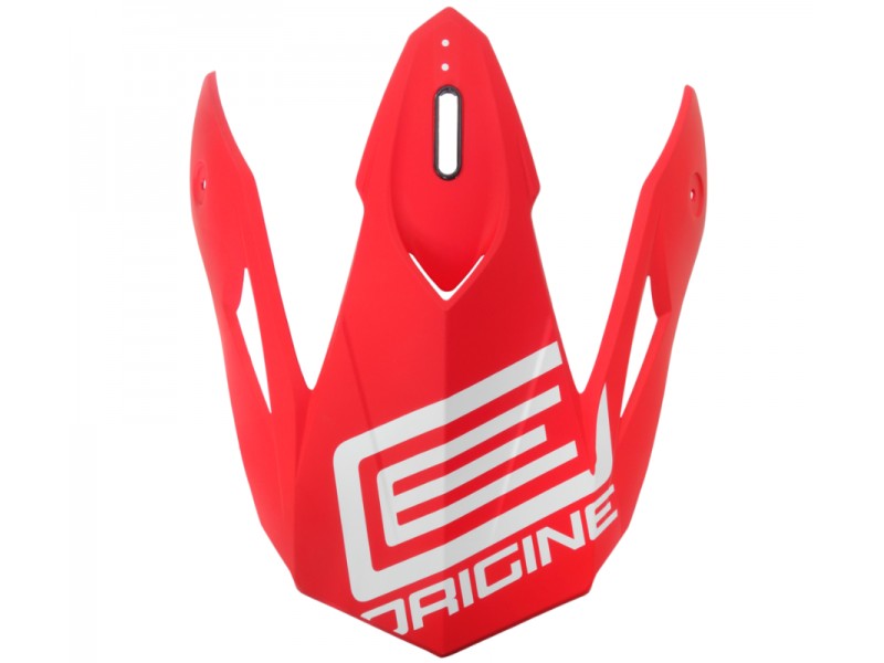Helmet peak ORIGINE HERO PEAK MX RED WHITE