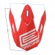 Helmet peak ORIGINE HERO PEAK MX RED WHITE