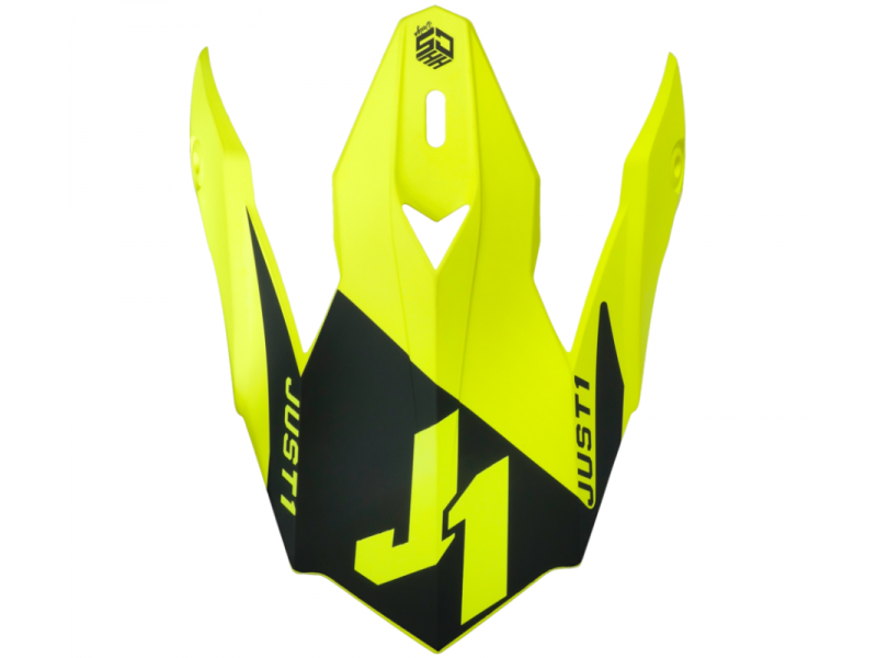 Helmet peak J-32 KIDS PEAK VERTIGO grey red fluoresent yellow