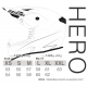 Helmet ORIGINE HERO MX black-white matt XS