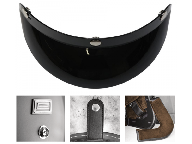 Helmet ORIGINE PRIMO STAR Titanium Matt Black S Helmet ORIGINE PRIMO STAR Titanium Matt Black S