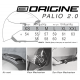 Helmet ORIGINE PALIO 2.0 DEEPSKY gloss blue white M
