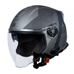 Helmet ORIGINE PALIO 2.0 + BT HYPER matt black titanium XL