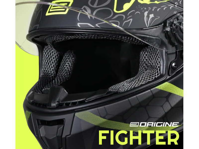 Helmet ORIGINE DINAMO FIGHTER matt titanium black L