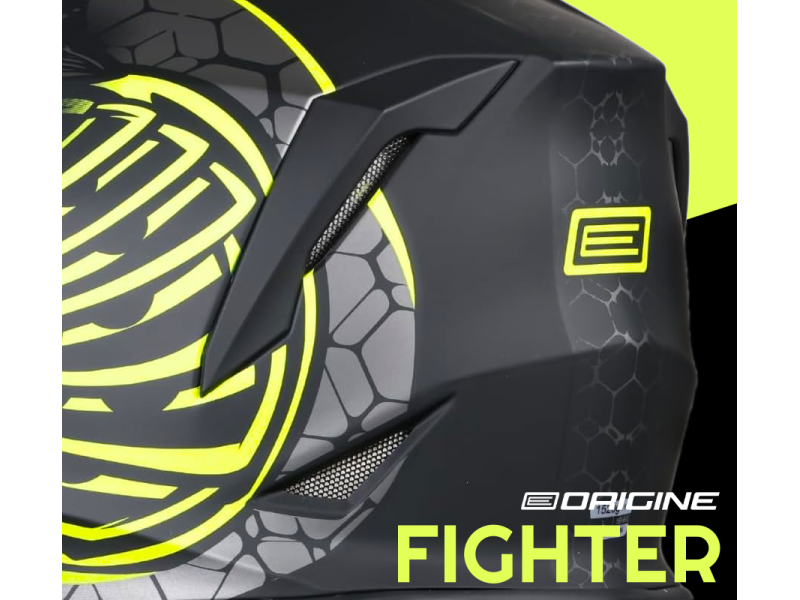 Helmet ORIGINE DINAMO FIGHTER matt titanium black L