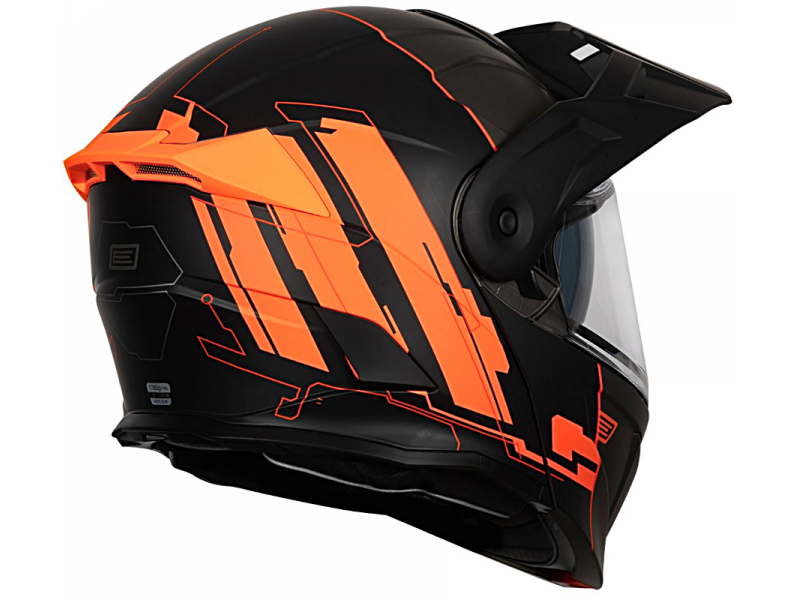 ORIGINE ADVENTURE CYBORG matt fluo orange titanium M helmet