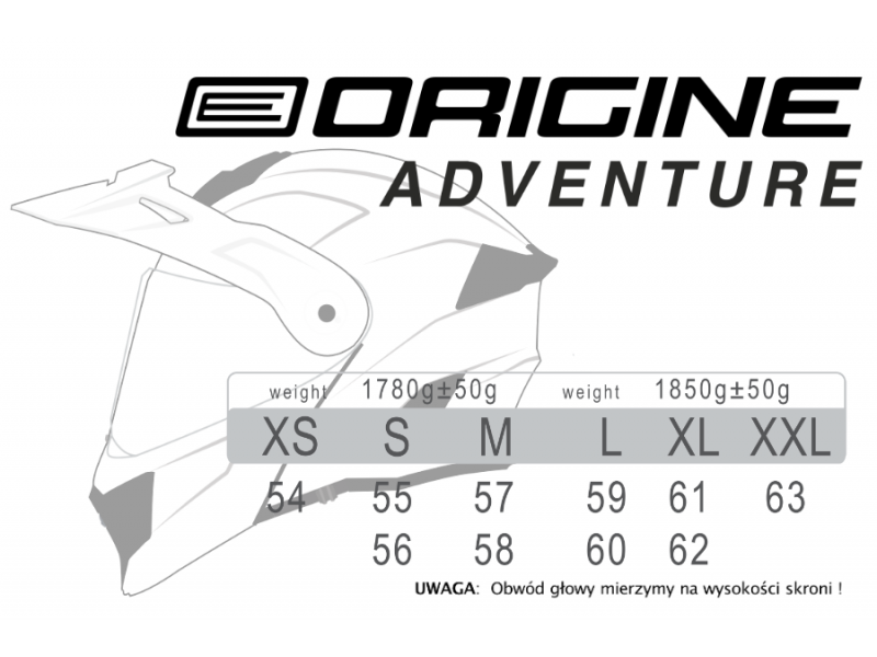 ORIGINE ADVENTURE SOLID matt black S helmet