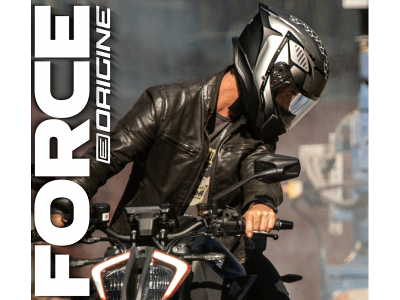 Helmet ORIGINE FORCE BUNKER matt grey black XL