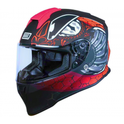 Helmet ORIGINE DINAMO KIDS FIGHTER matt fluo red black YL