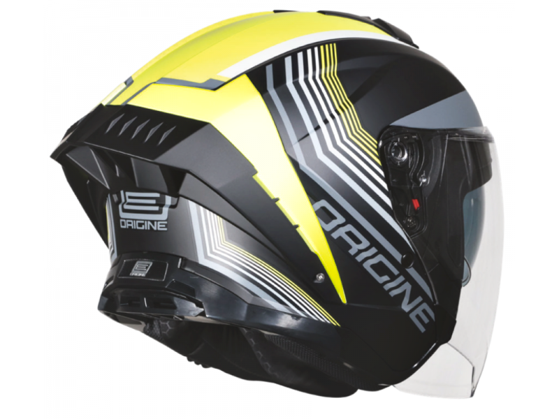 Kask ORIGINE APRICA SHADE matt fluo yellow black XXL