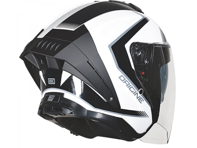 Kask ORIGINE APRICA ESSENTIAL gloss black white XL