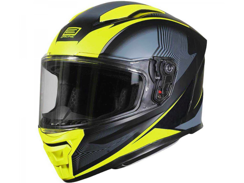 Kask ORIGINE PISTA ELEMENTARY matt fluo yellow black XL Kask ORIGINE PISTA ELEMENTARY matt fluo yellow black XL