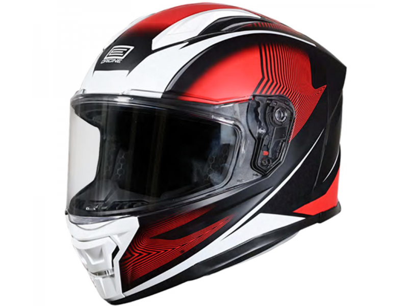 Kask ORIGINE PISTA ELEMENTARY matt red black XL