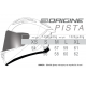 Kask ORIGINE PISTA MESH gloss white cool grey XL