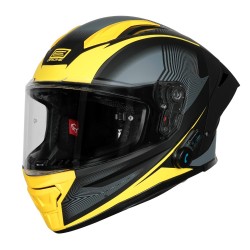 Kask ORIGINE PISTA ELEMENTARY + BT matt fluo yellow black M