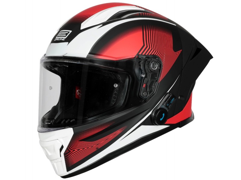 Kask ORIGINE PISTA ELEMENTARY + BT matt red black L