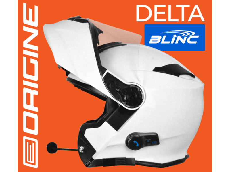 Helmet DELTA BT SOLID Gloss White M ORIGINE