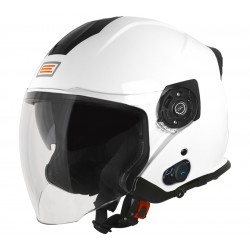 Helmet PALIO 2.0 + BT SOLID Gloss White XL ORIGINE