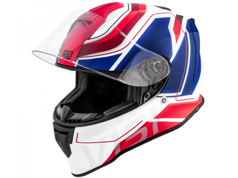 Helmet DINAMO GALAXI Matte Blue-Red-White L ORIGINE