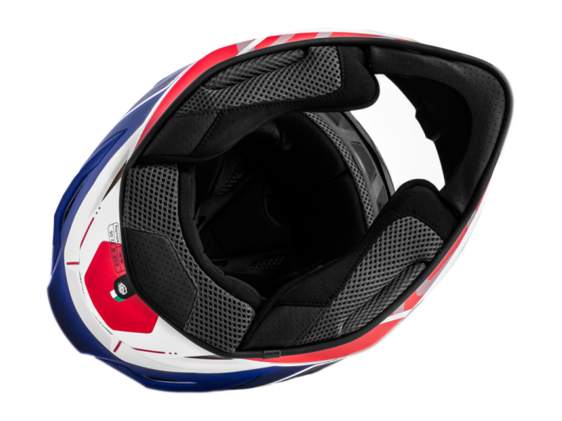 Helmet DINAMO GALAXI Matte Blue-Red-White L ORIGINE