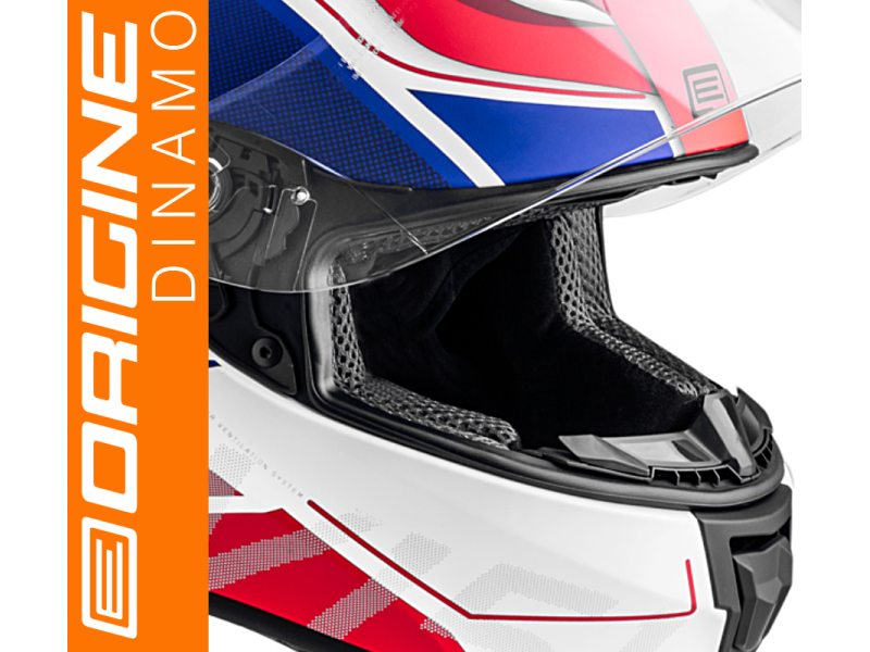 Helmet DINAMO GALAXI Matte Blue-Red-White L ORIGINE