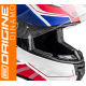 Helmet DINAMO GALAXI Matte Blue-Red-White L ORIGINE