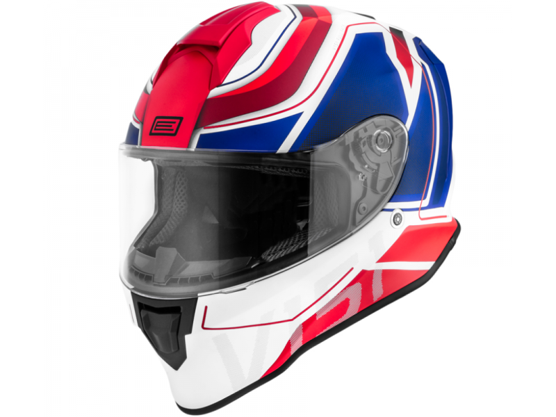 Helmet DINAMO GALAXI Matte Blue-Red-White L ORIGINE