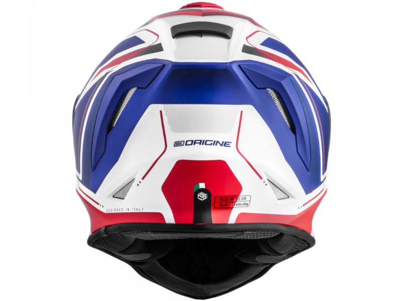 Helmet DINAMO GALAXI Matte Blue-Red-White XL ORIGINE